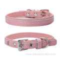 Double Layer Padded Innovative Soft Leather Dog Collar